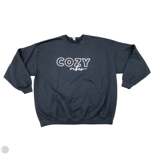 Sweatshirt Crewneck By Gildan In Black, Size: 3x