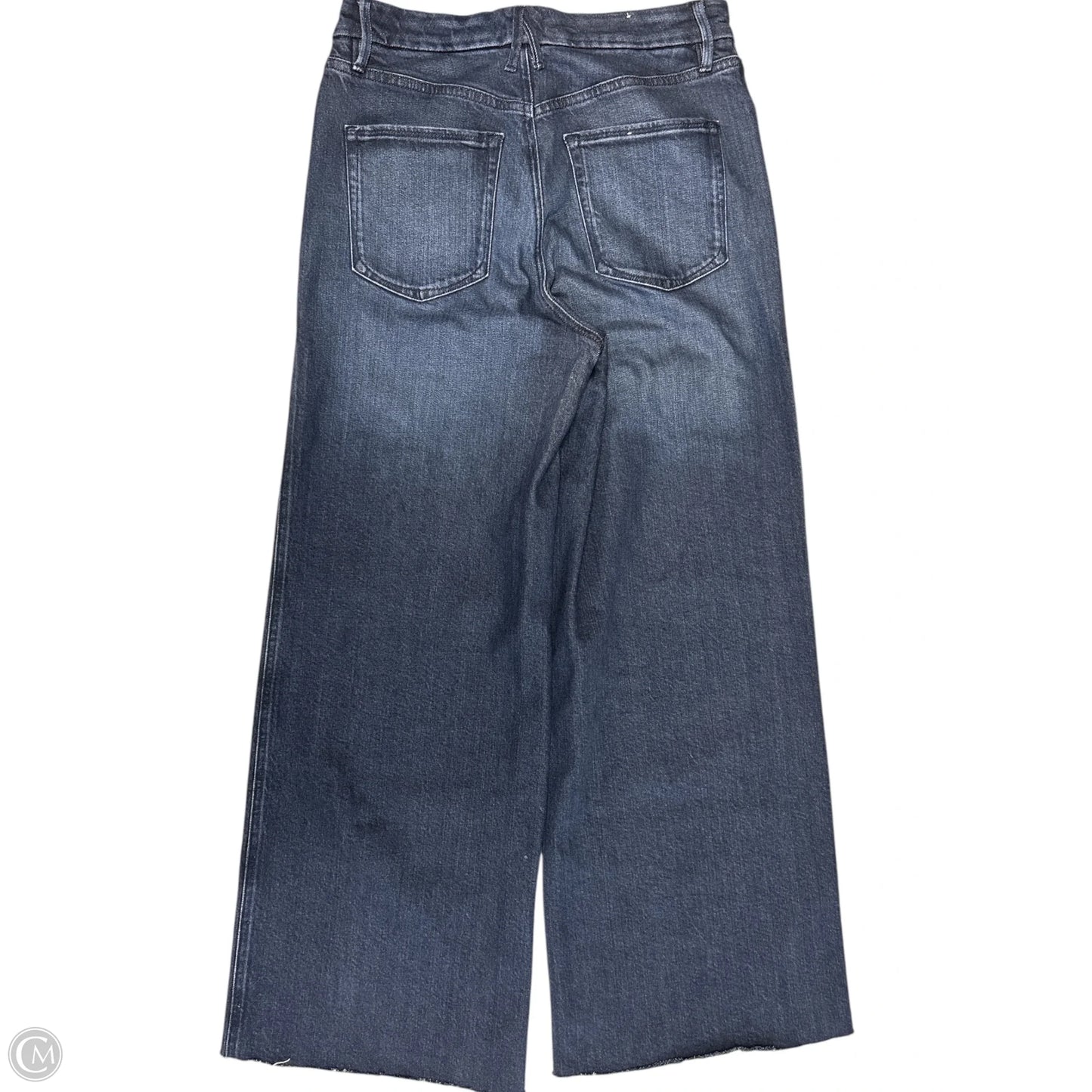 Jeans Wide Leg By Good American In Blue Denim, Size: 8