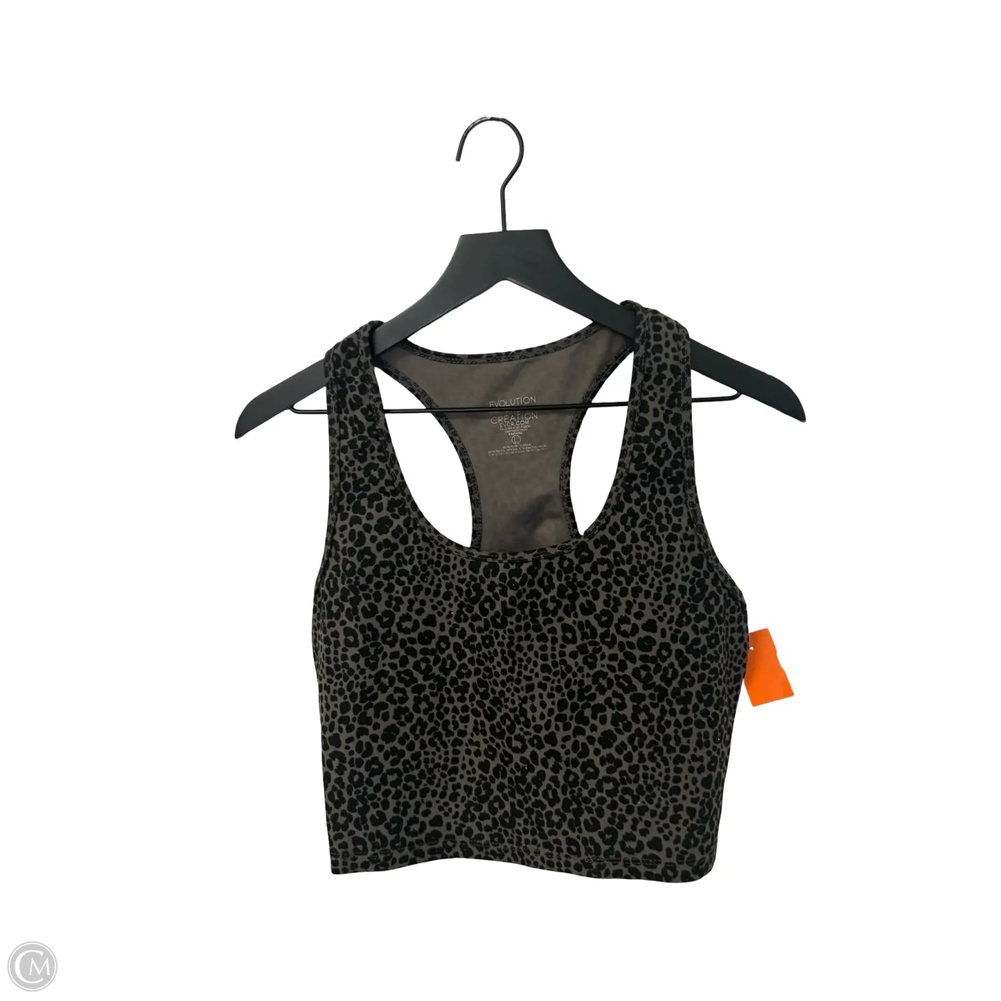 Athletic Tank Top By Cme In Animal Print, Size: L