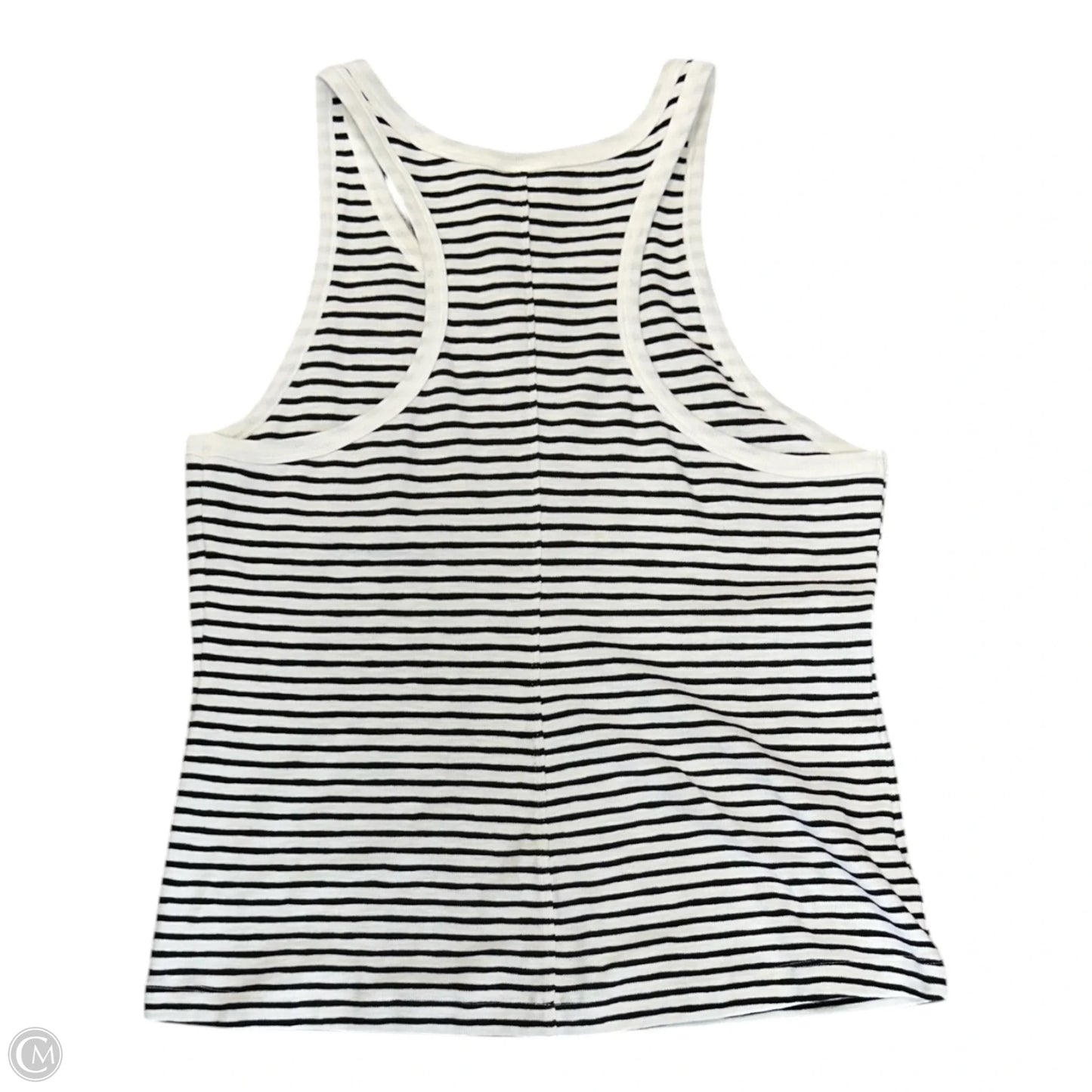 Top Sleeveless Basic By Cabi In Black & White, Size: L