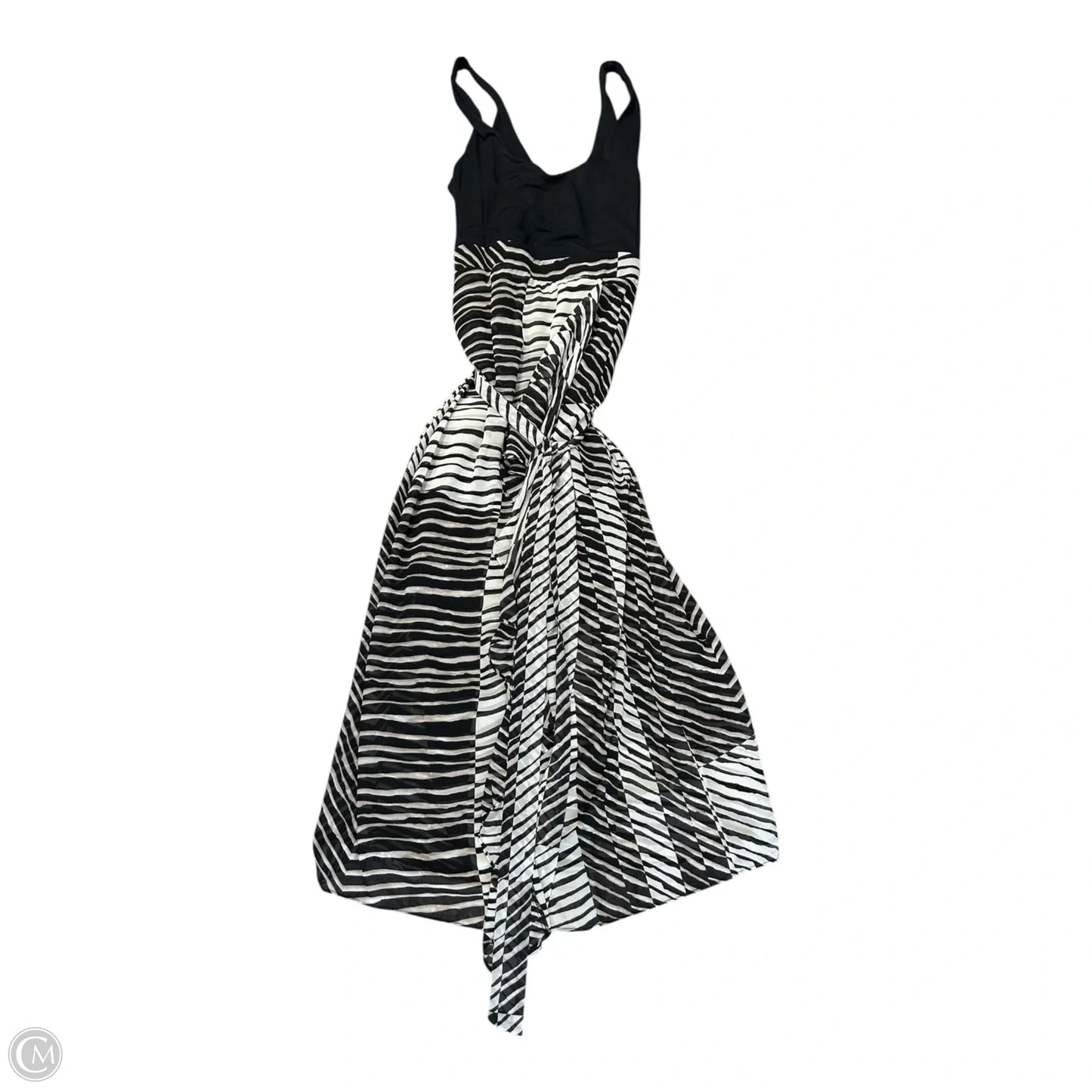 Dress Casual Maxi By Cabi In Black & Tan, Size: L