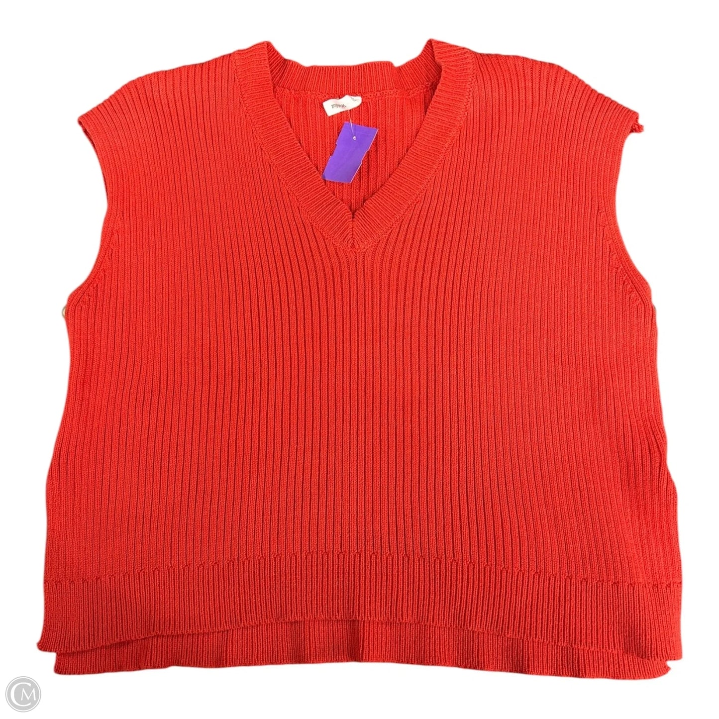 Vest Sweater By Wishlist In Red, Size: S