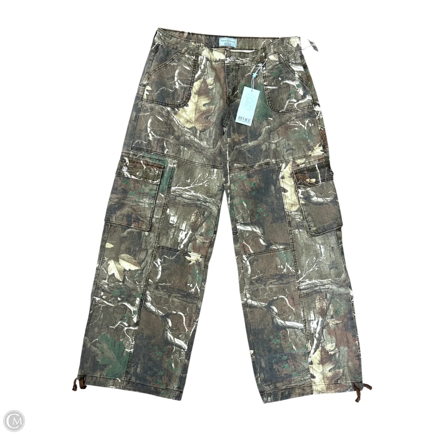 Jeans Wide Leg By Cmc In Camouflage Print, Size: 12
