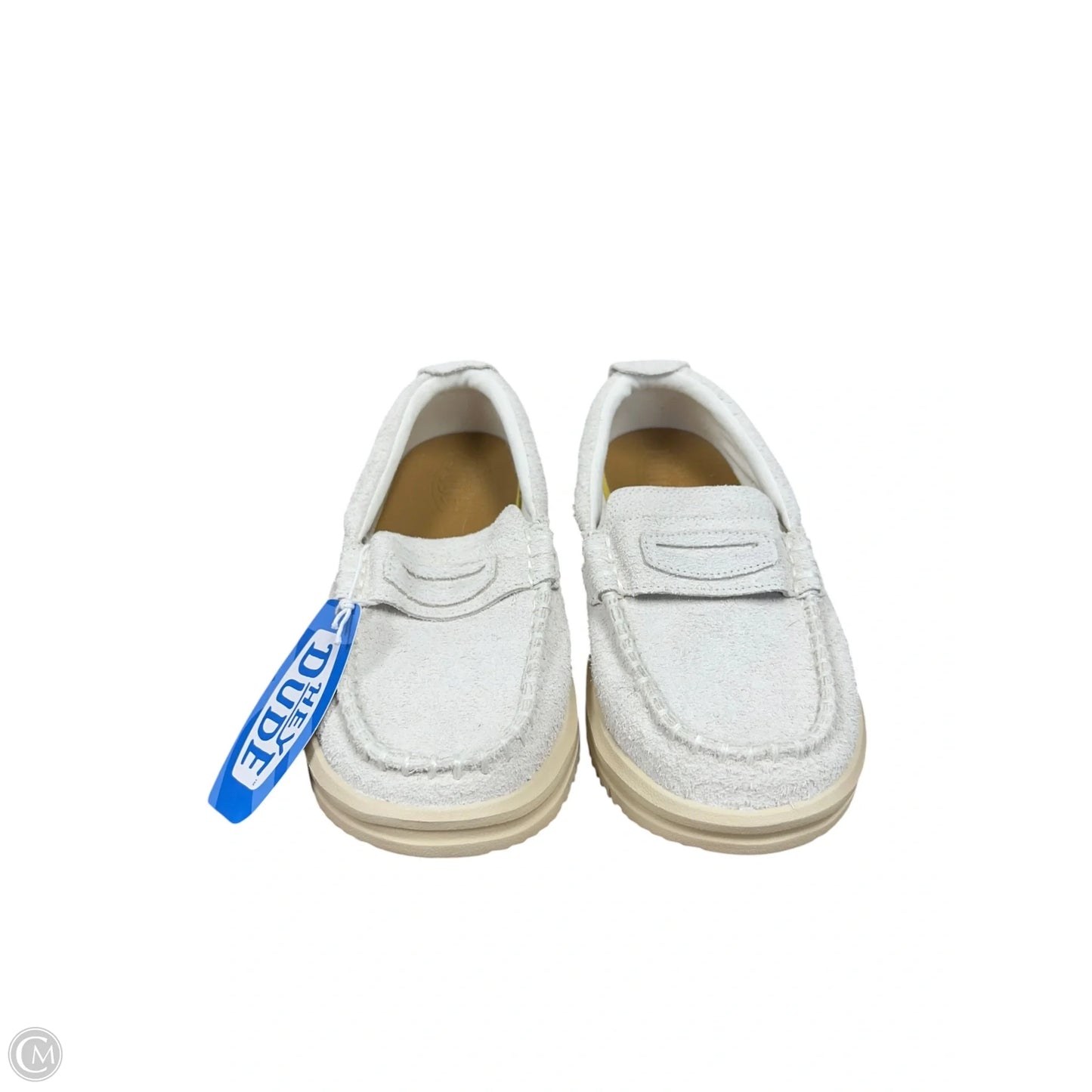Shoes Flats By Hey Dude In Cream, Size: 8