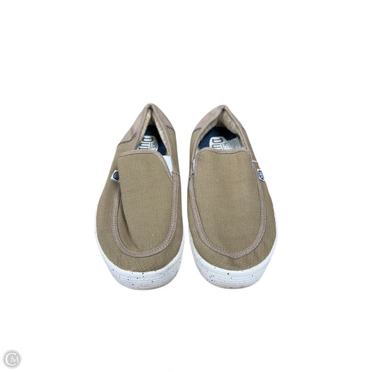 Shoes Flats By Hey Dude In Tan, Size: 8