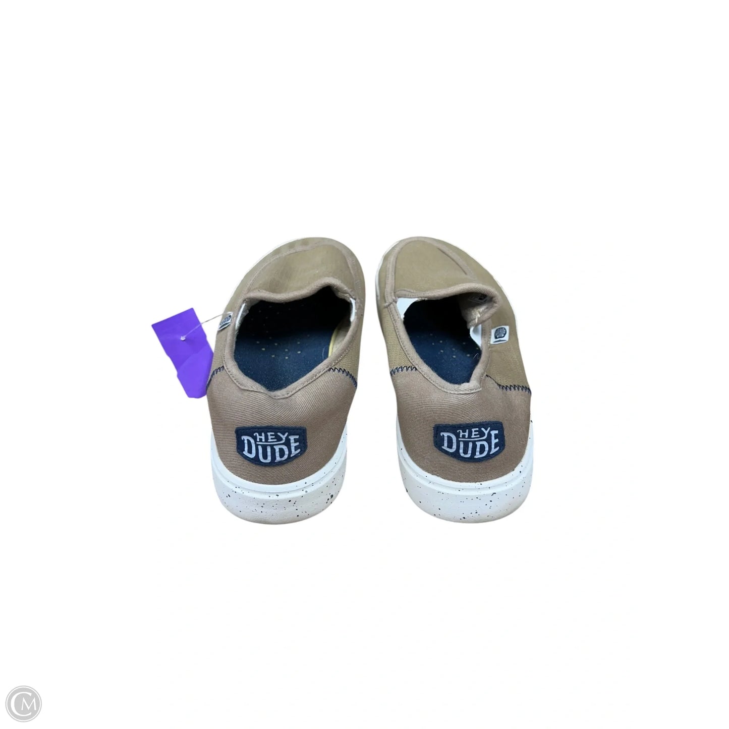 Shoes Flats By Hey Dude In Tan, Size: 8
