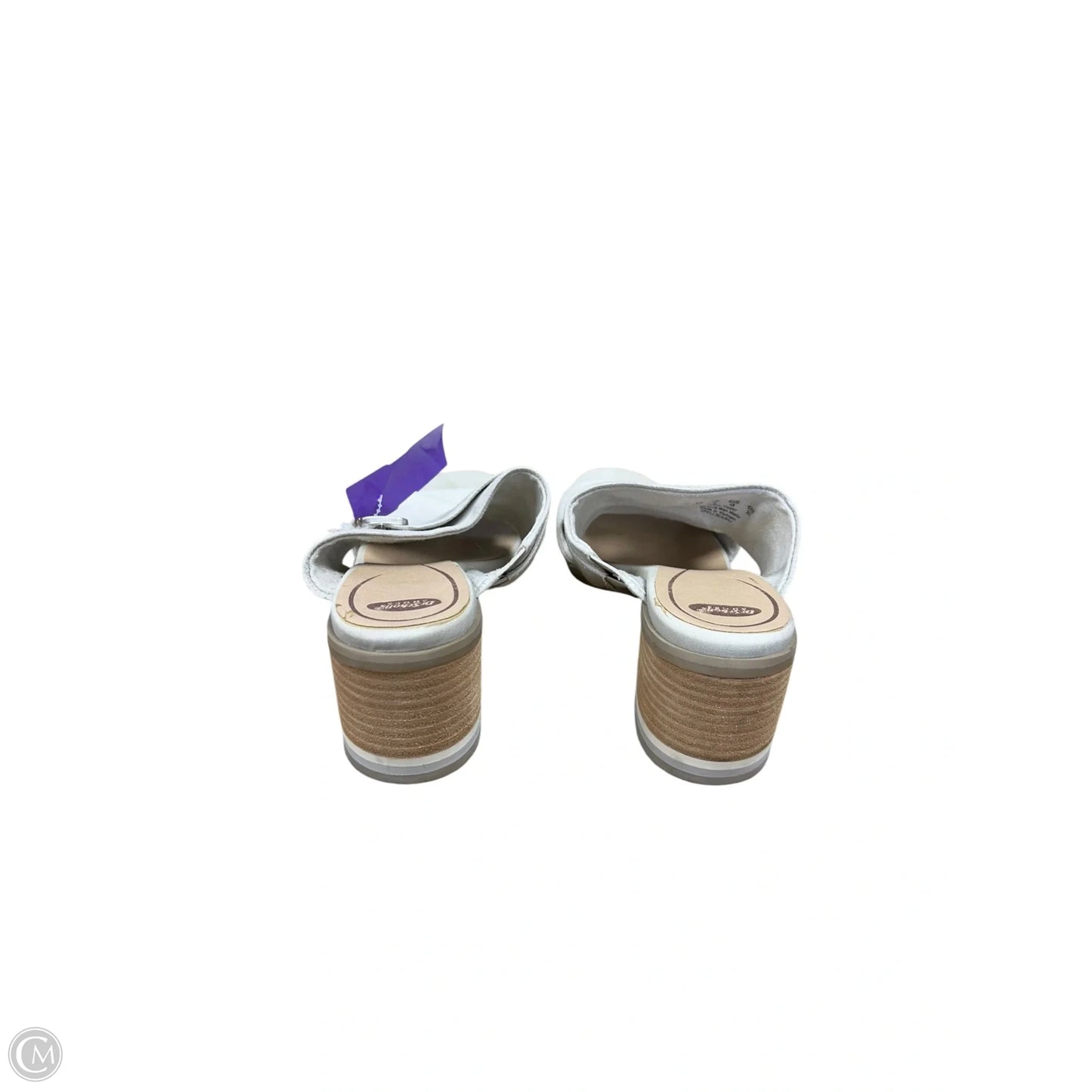 Sandals Heels Block By Dr Scholls In Beige, Size: 8