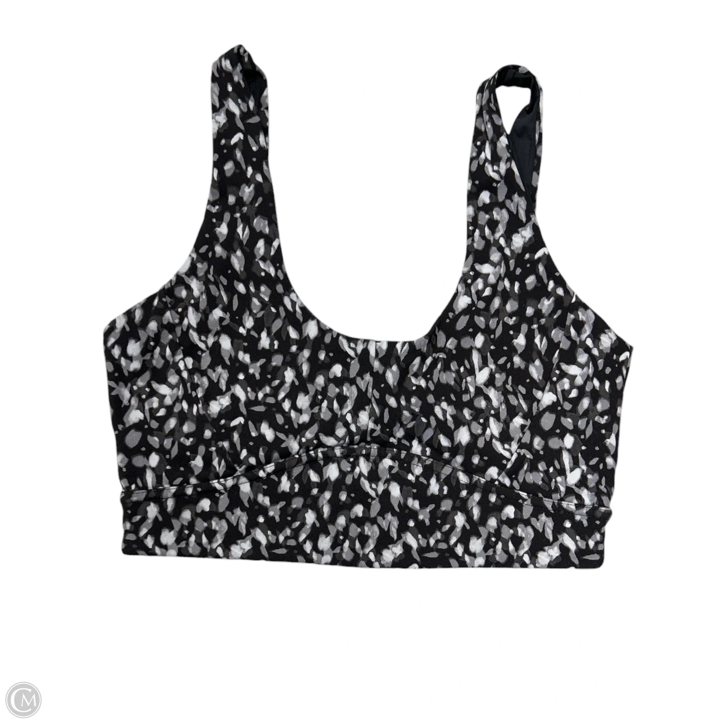 Athletic Bra By Varley In Black & Grey, Size: M
