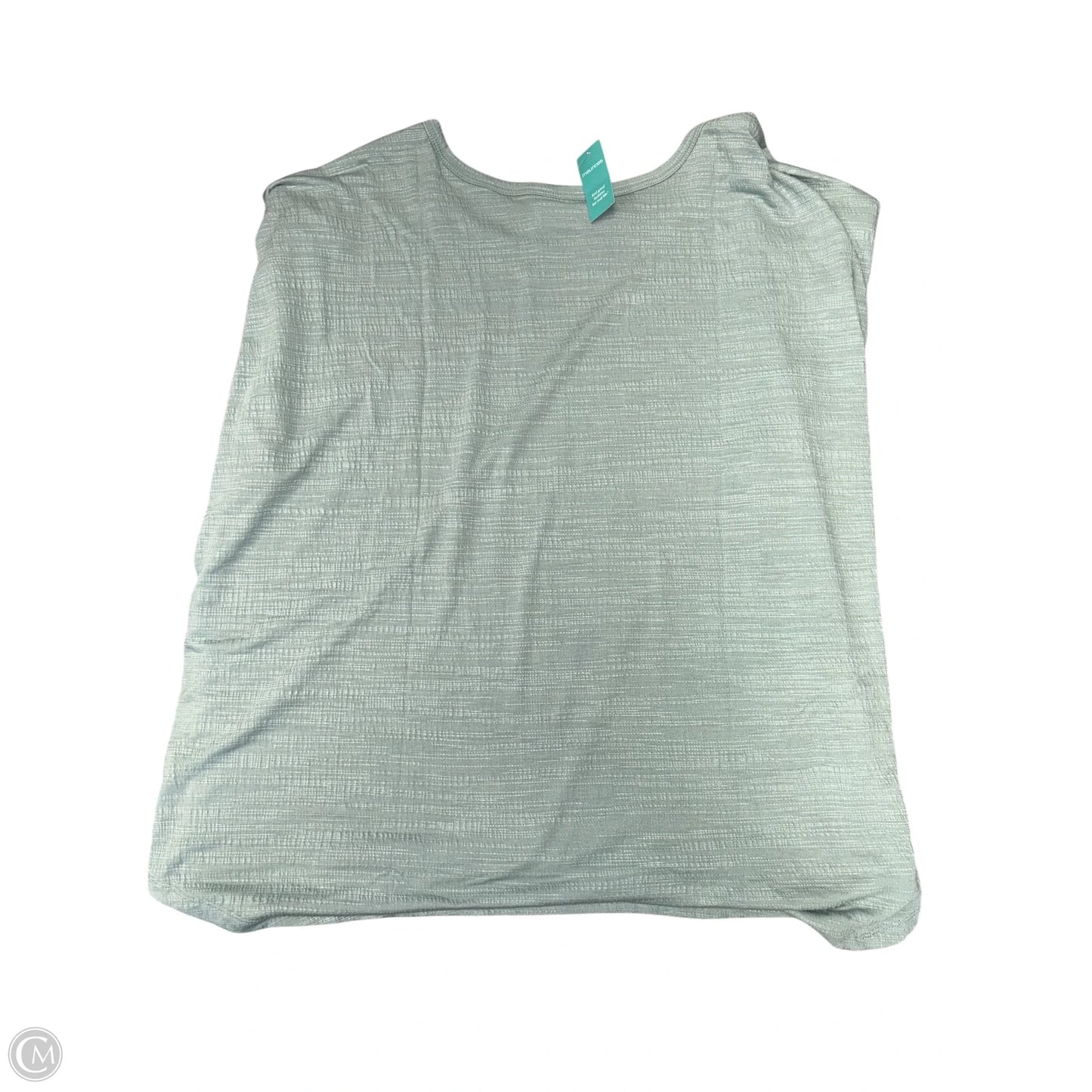 Top Short Sleeve By Maurices In Aqua, Size: 3x