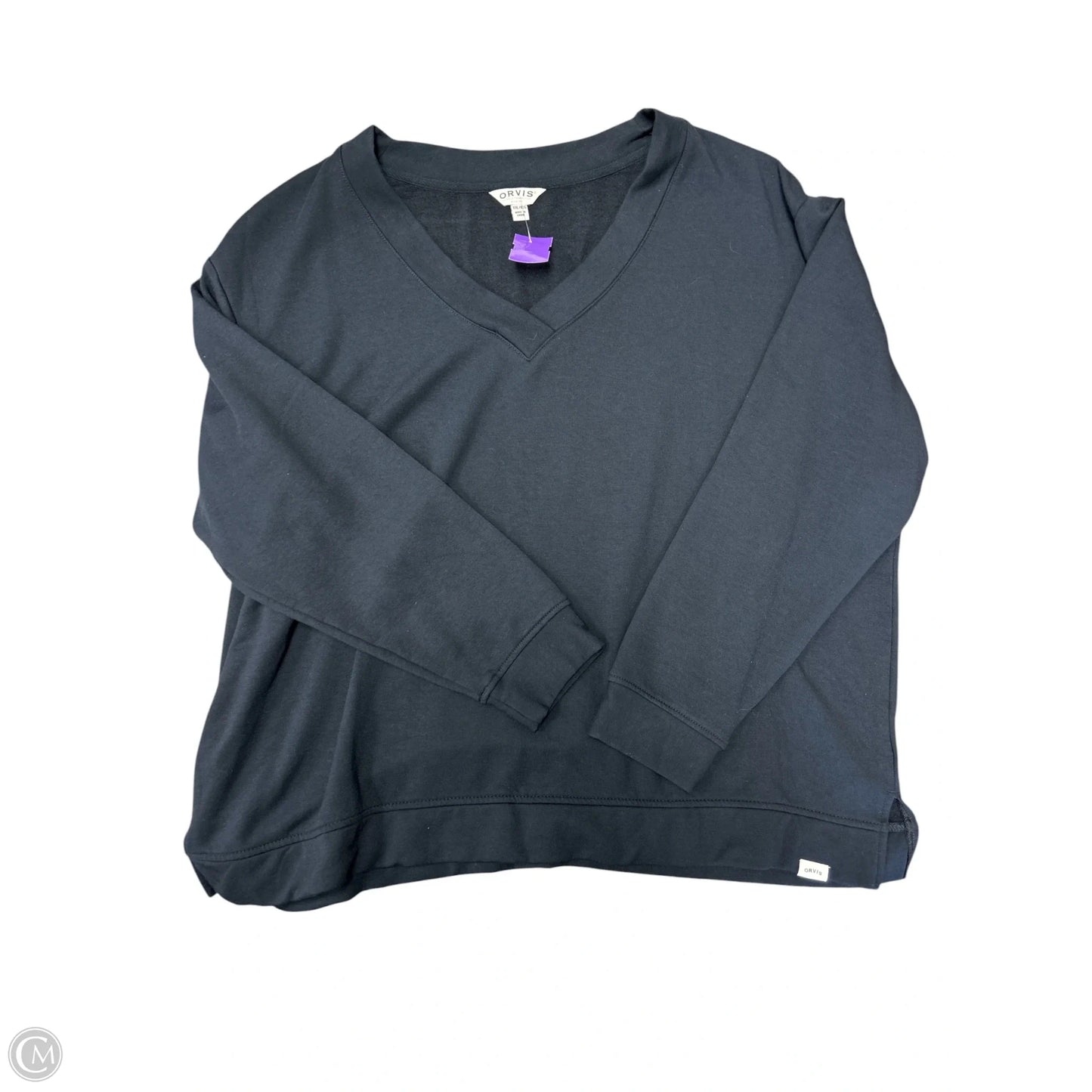 Sweatshirt Crewneck By Orvis In Black, Size: Xxl