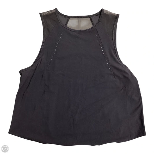 Athletic Tank Top By Lululemon In Black, Size: 6