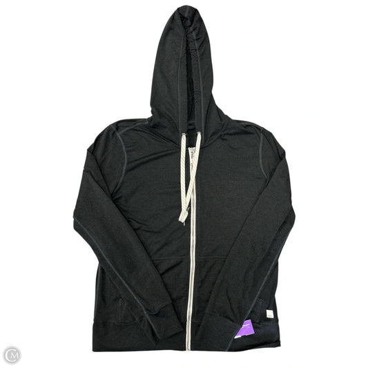 Athletic Top Long Sleeve Hoodie By Vuori In Black, Size: S