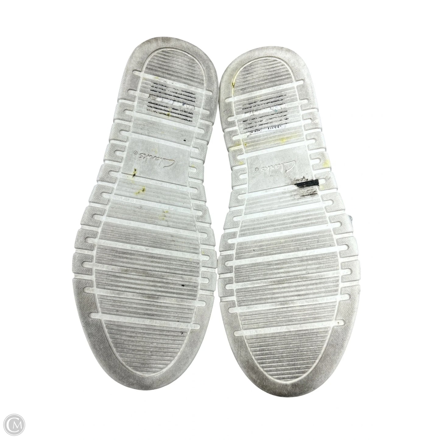 Shoes Sneakers By Clarks In Gold, Size: 6.5