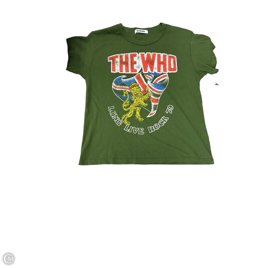 Top Short Sleeve By Daydreamer In Green, Size: M