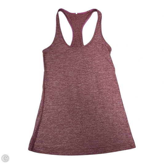 Athletic Tank Top By Lululemon In Purple, Size: 4
