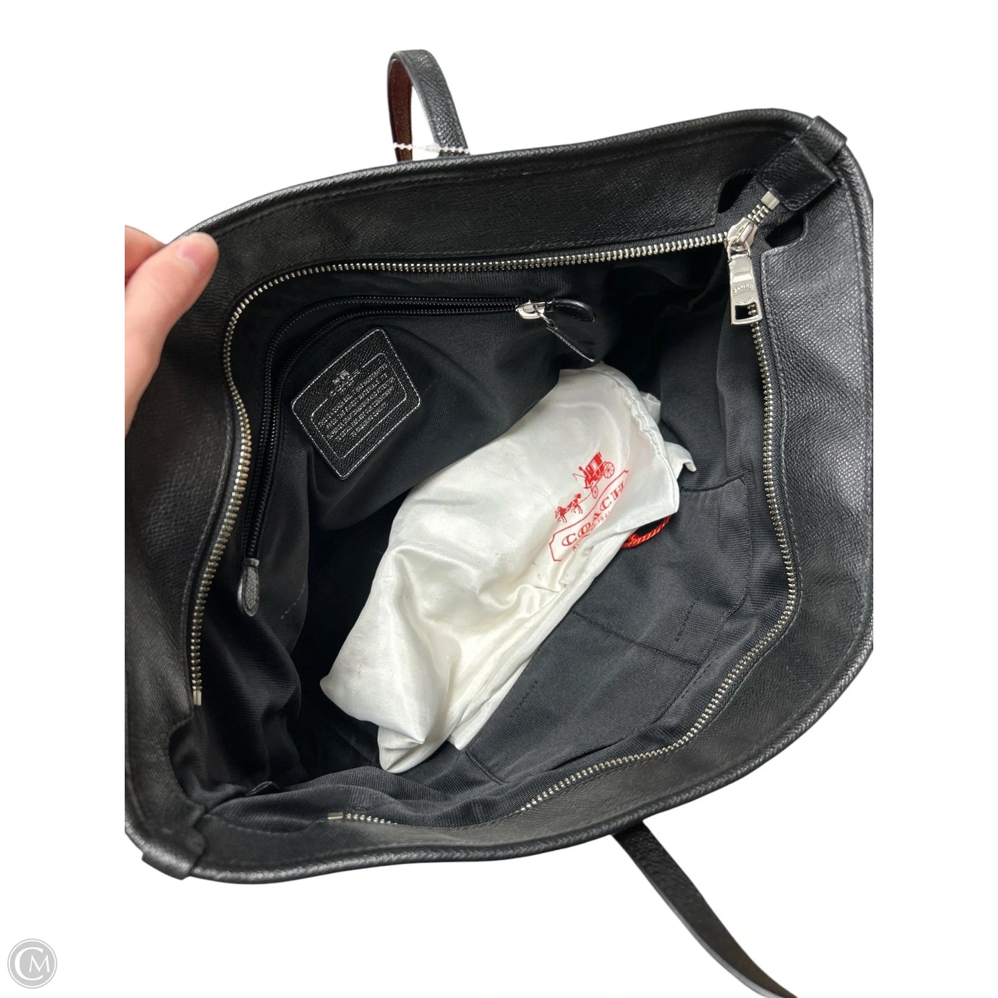 Tote Designer By Coach, Size: Large