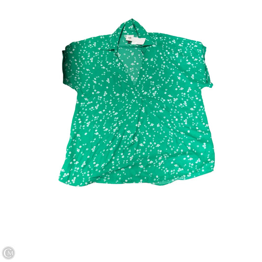 Top Short Sleeve By Cabi In Green, Size: S