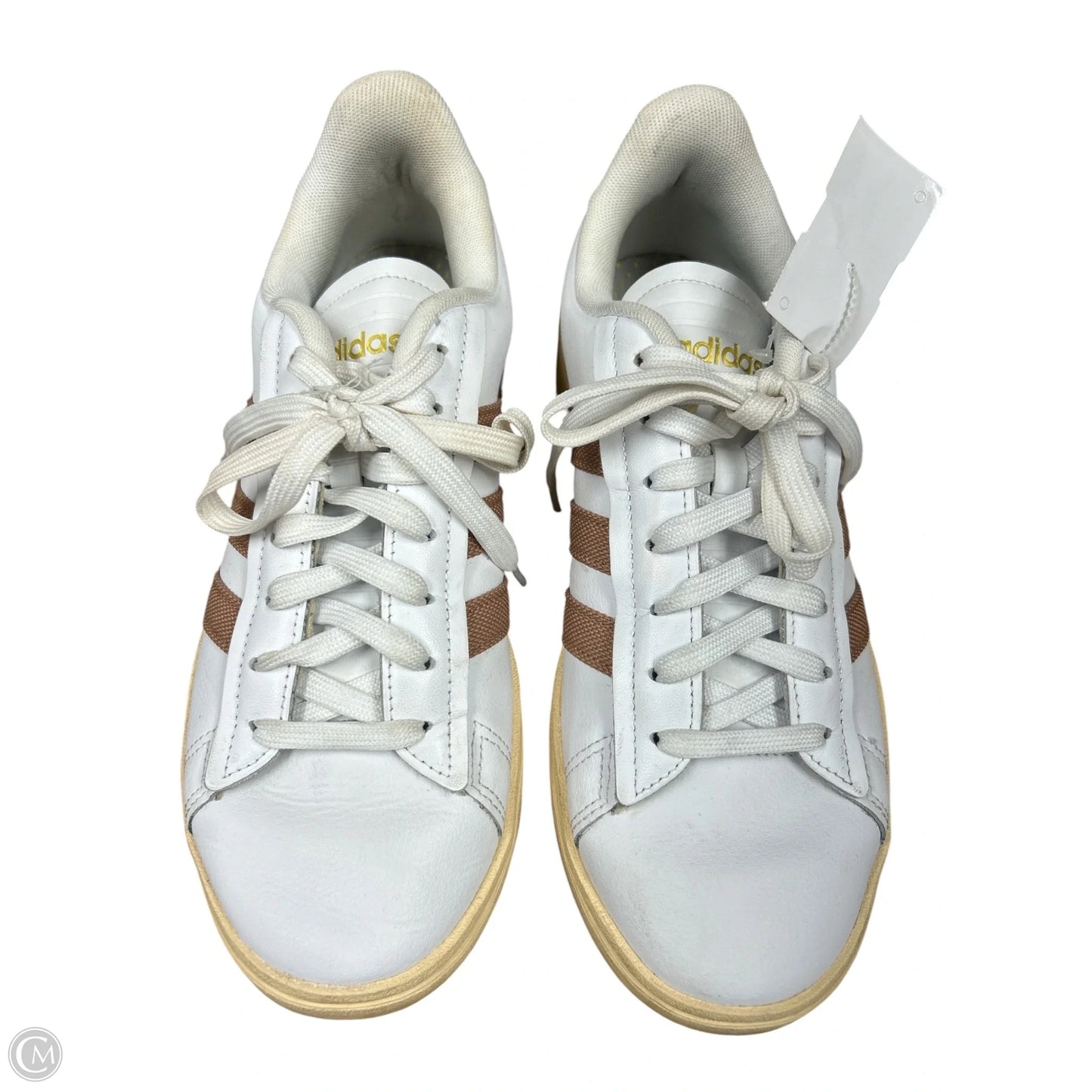Shoes Sneakers By Adidas In Brown & White, Size: 8.5