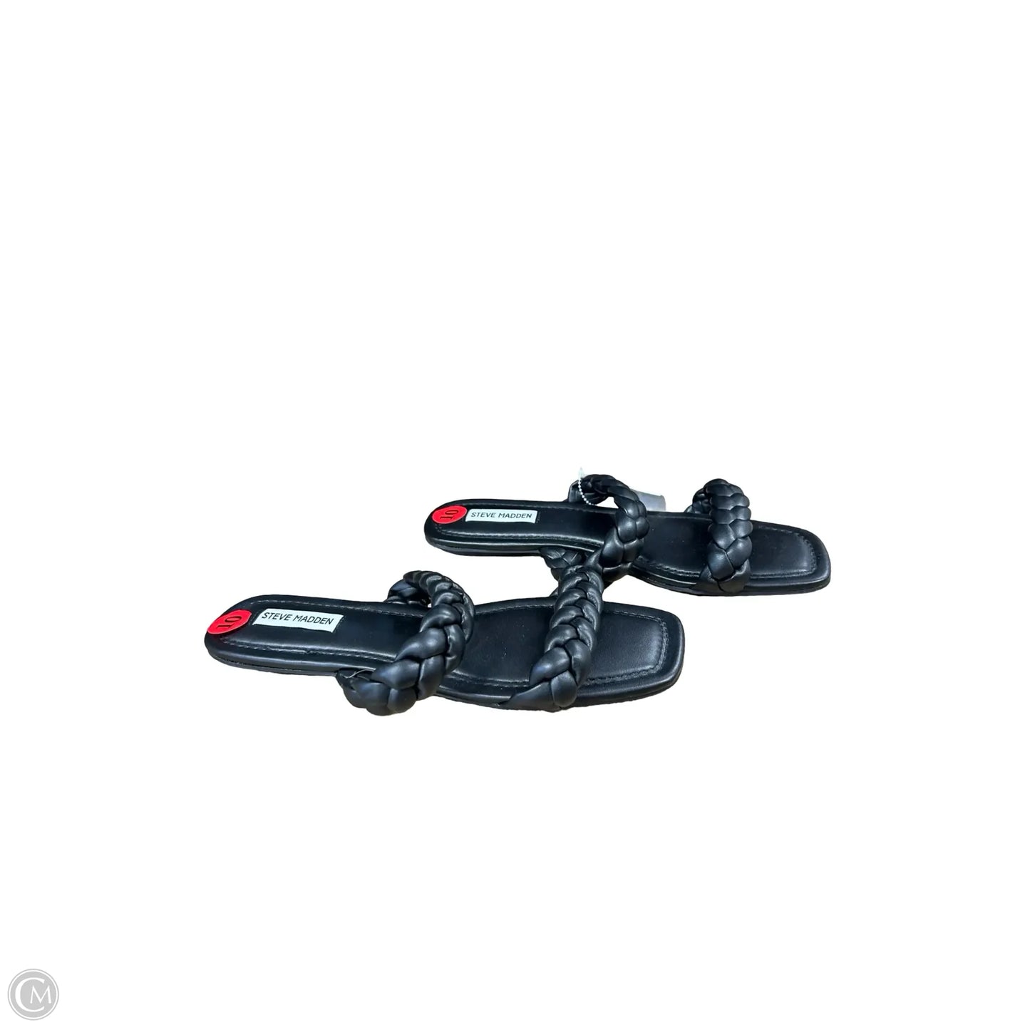 Sandals Flats By Steve Madden In Black, Size: 10