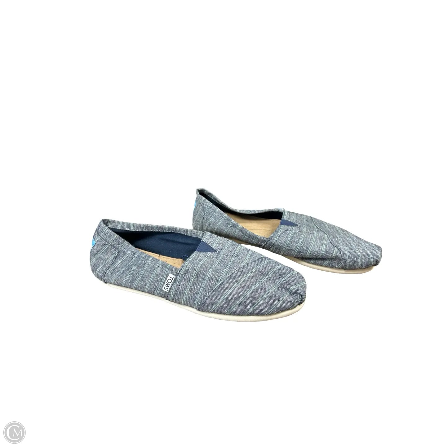 Shoes Flats By Toms In Blue, Size: 9.5