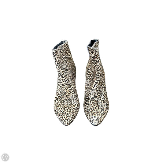 Boots Ankle Heels By Dolce Vita In Animal Print, Size: 7
