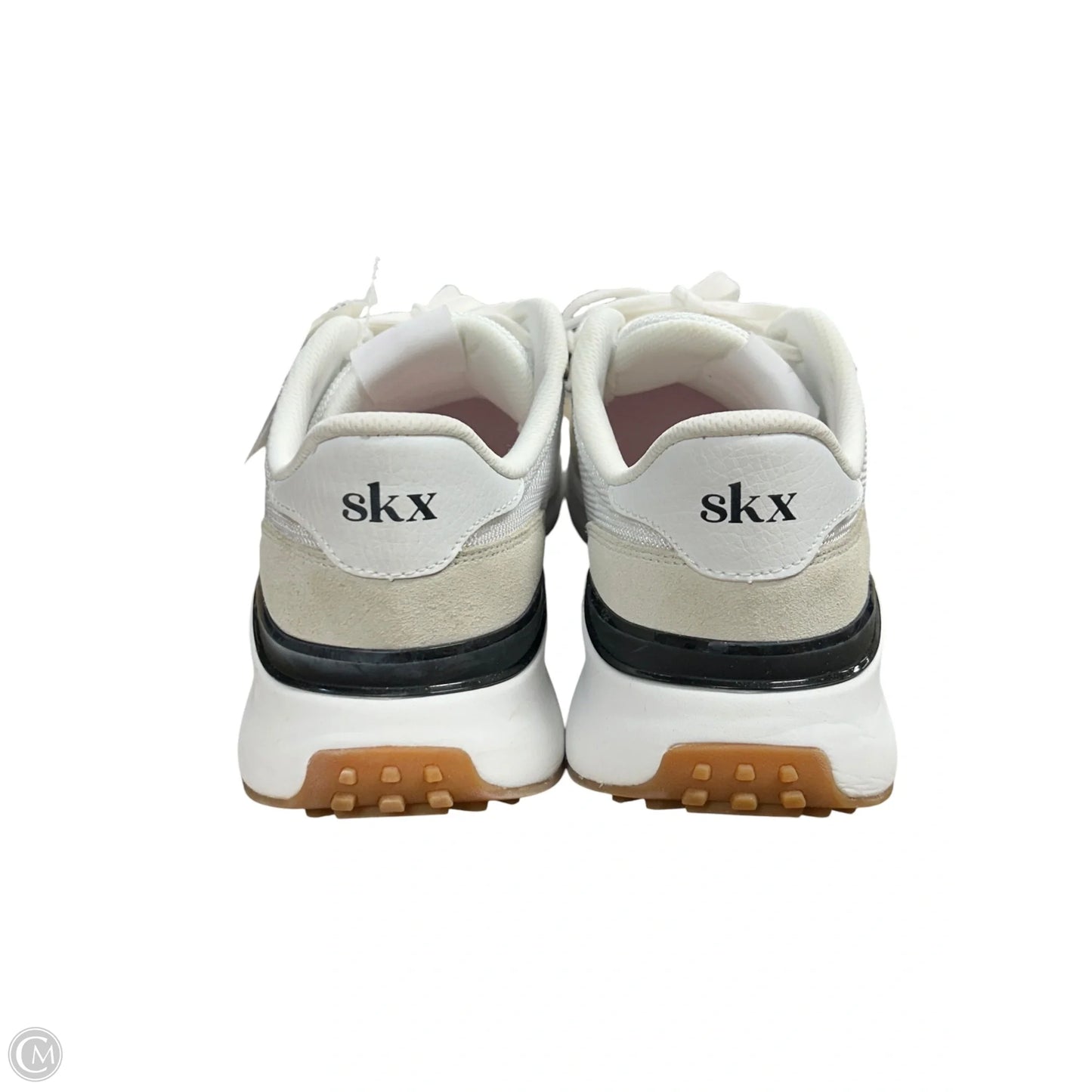 Shoes Athletic By Skechers In White, Size: 9