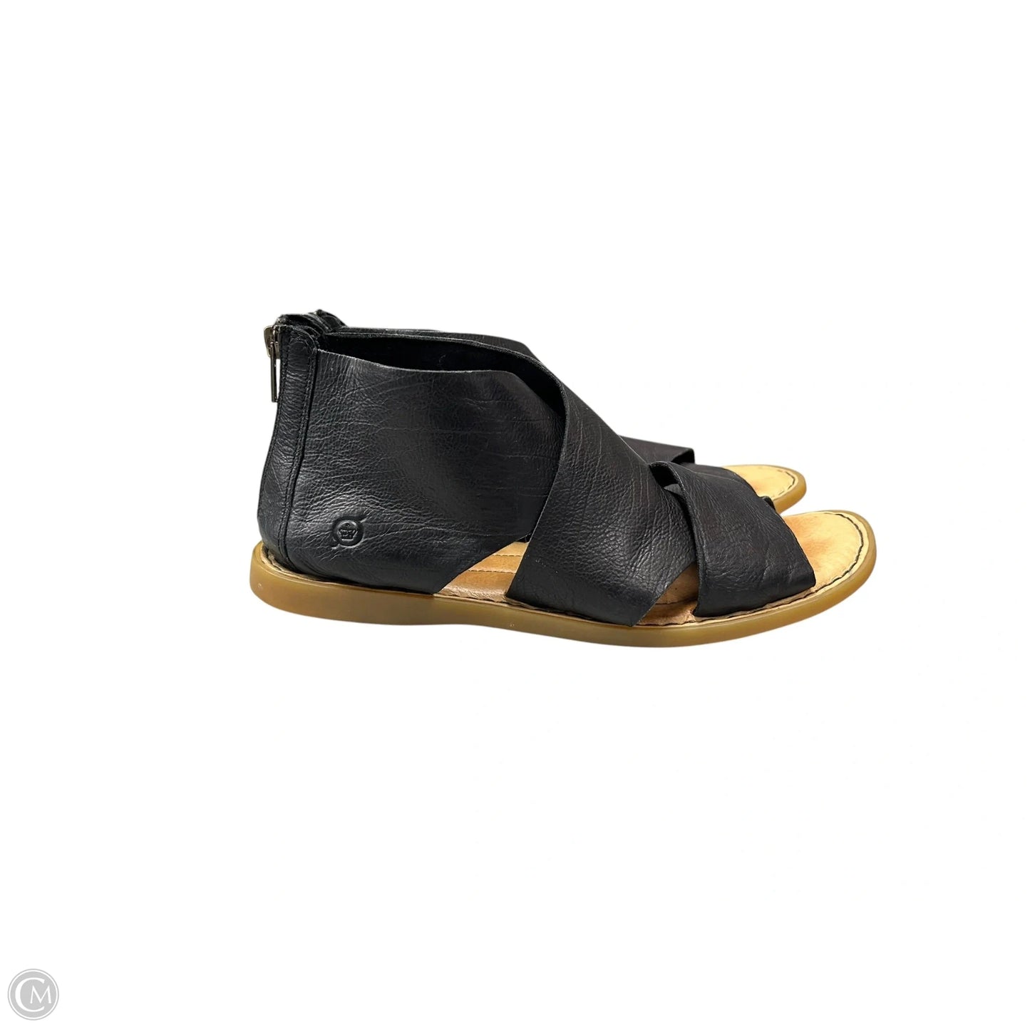 Sandals Flats By Born In Black, Size: 9
