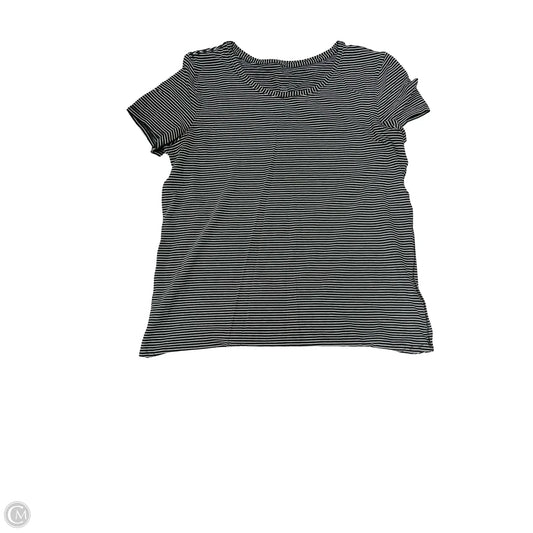Athletic Top Short Sleeve By Lululemon In Grey, Size: 6