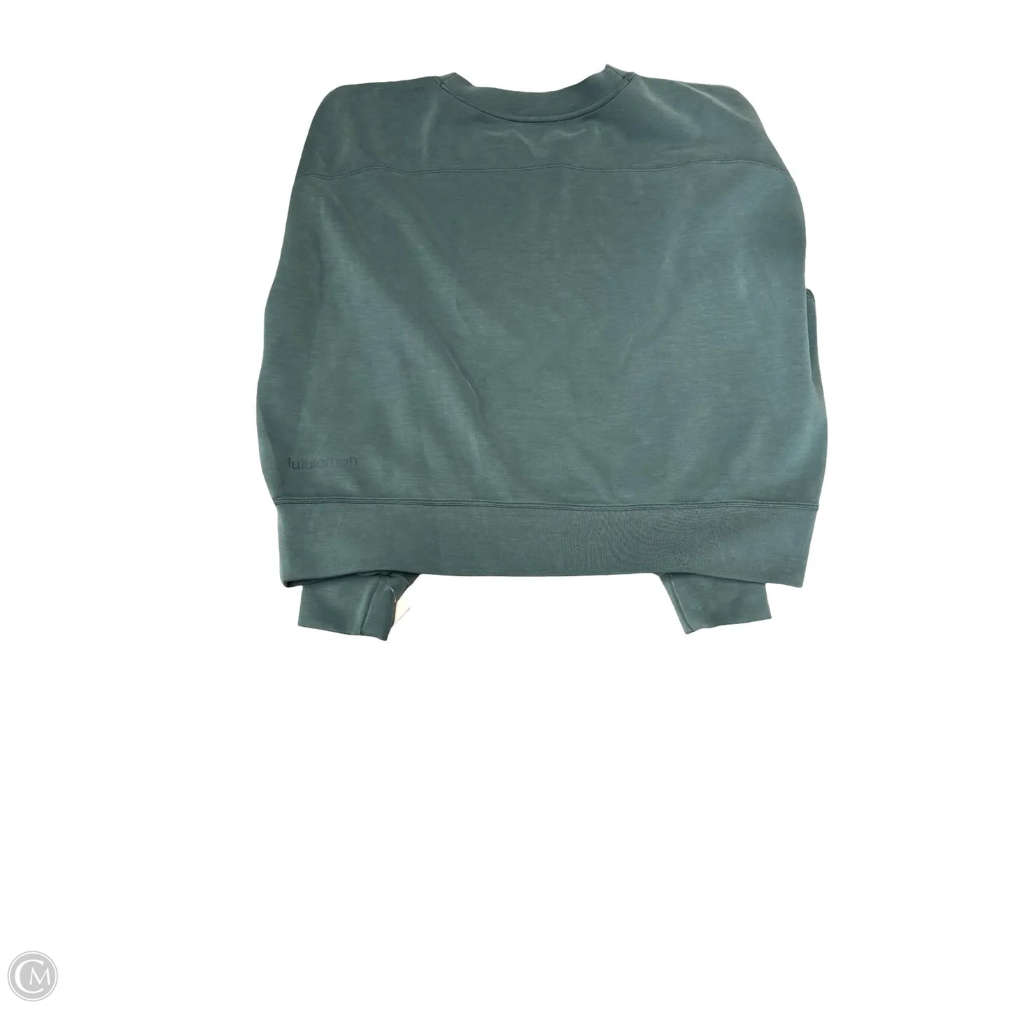 Athletic Sweatshirt Crewneck By Lululemon In Green, Size: 8