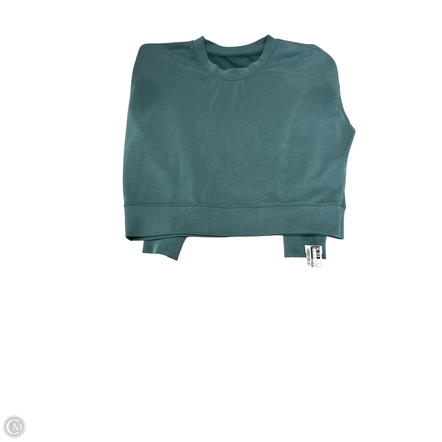 Athletic Sweatshirt Crewneck By Lululemon In Green, Size: 8