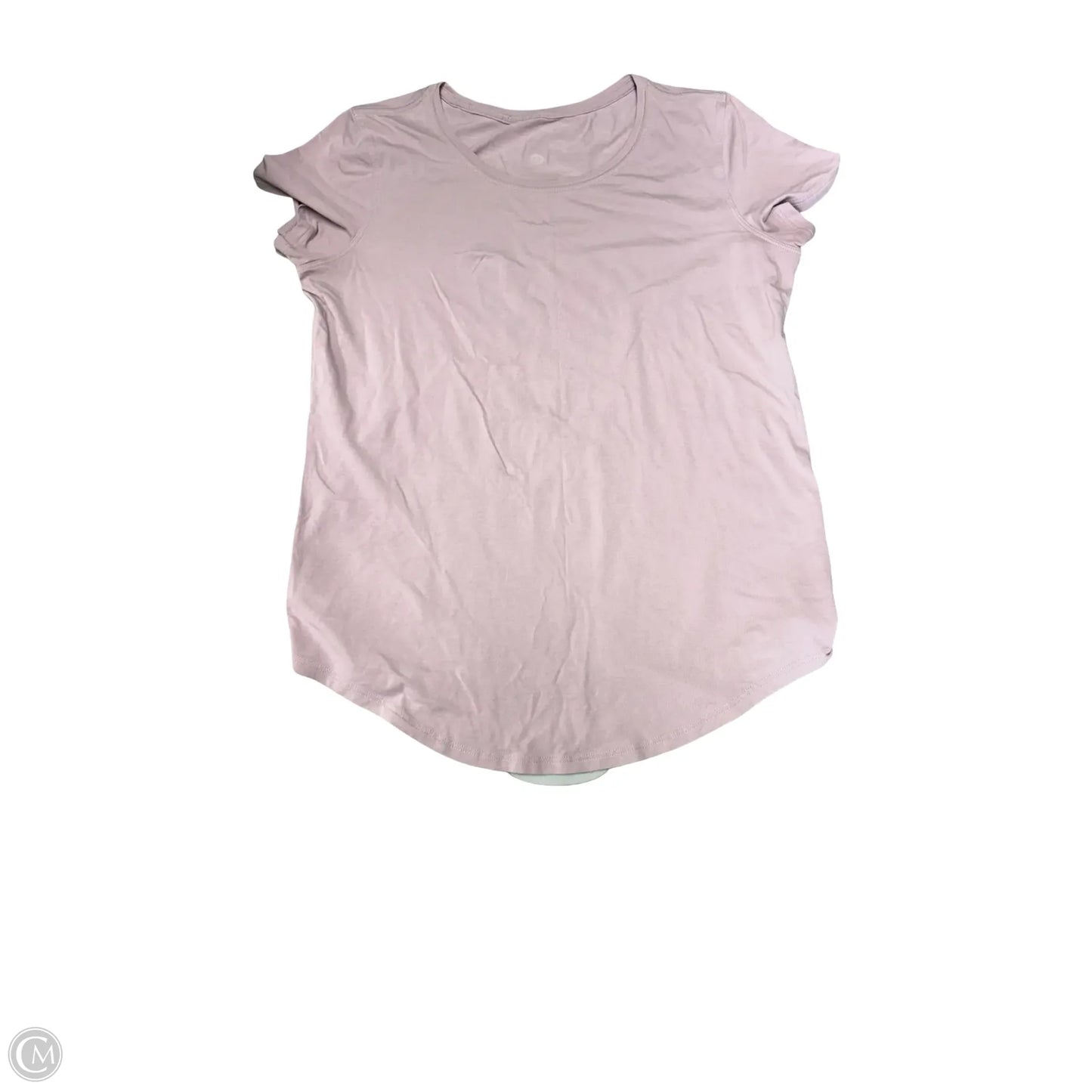 Top Short Sleeve By Lululemon In Purple, Size: M