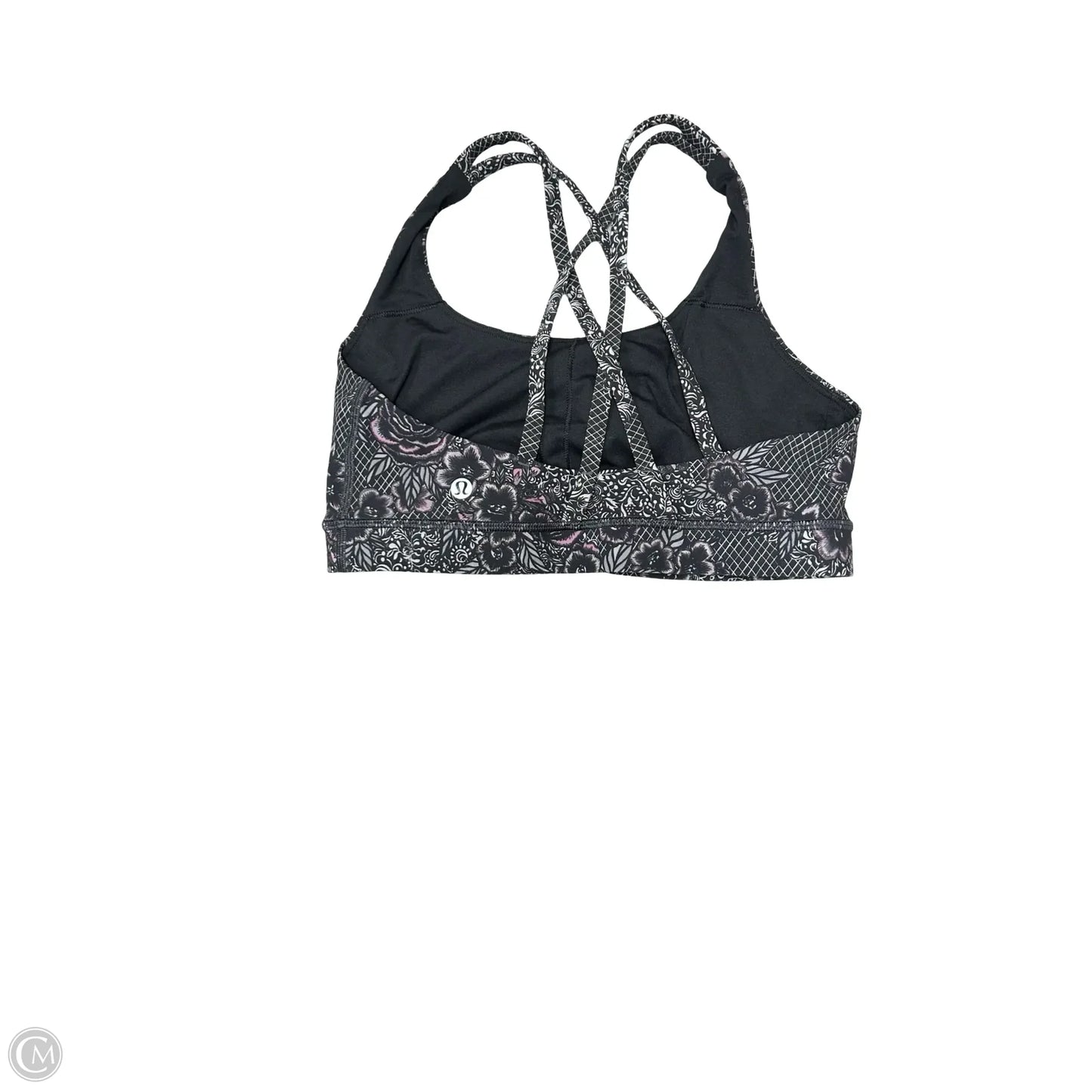 Athletic Bra By Lululemon In Floral Print, Size: 8