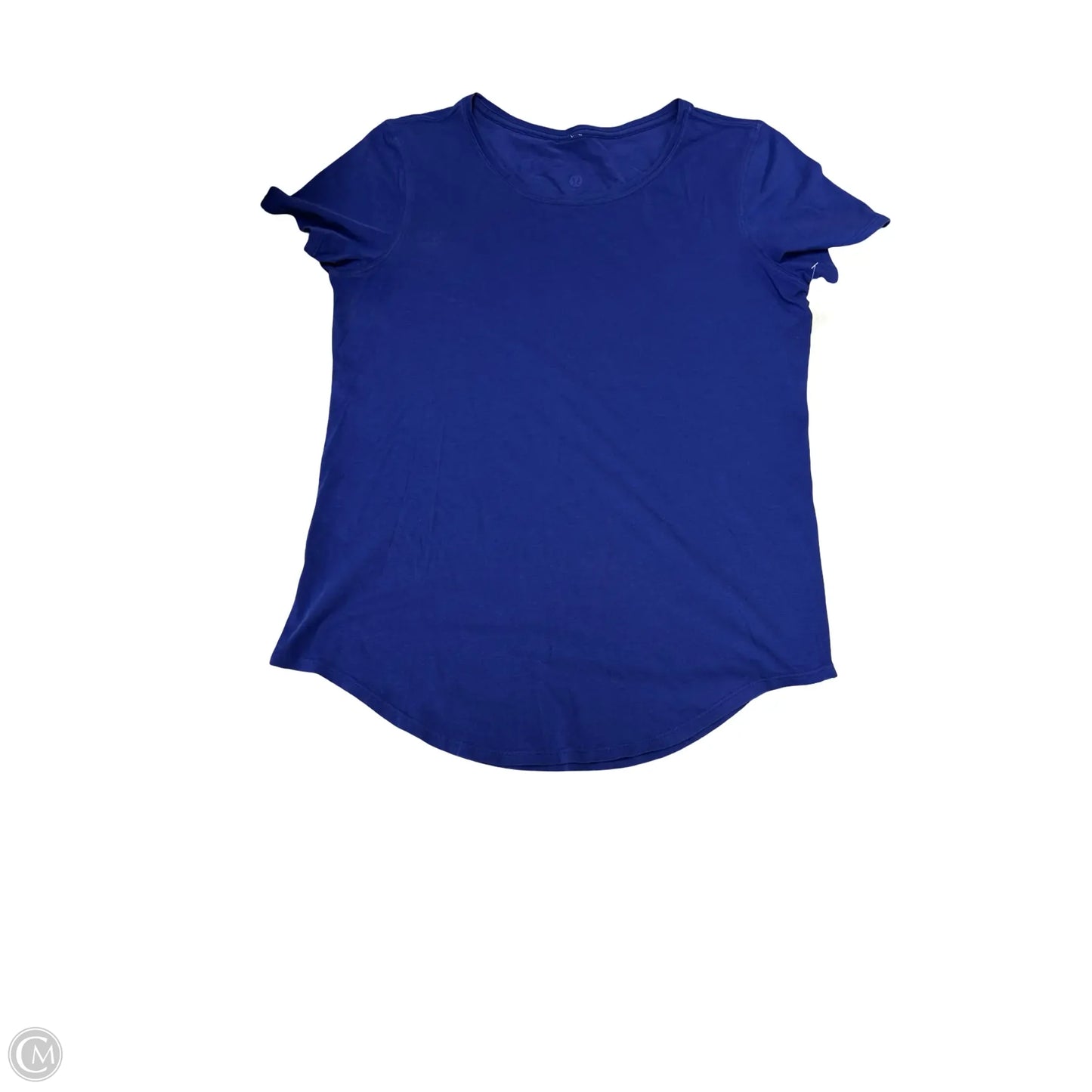 Top Short Sleeve By Lululemon In Blue, Size: M