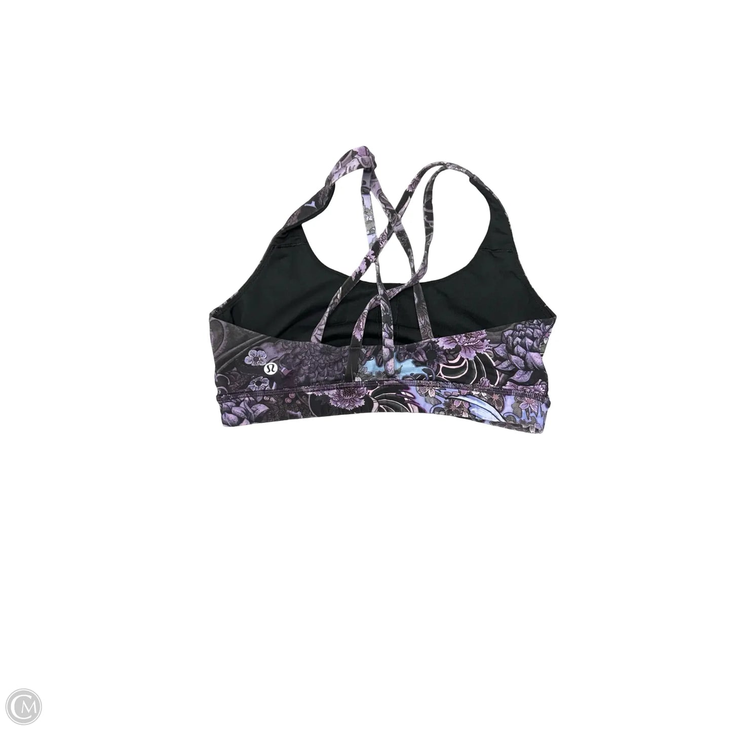 Athletic Bra By Lululemon In Floral Print, Size: 8