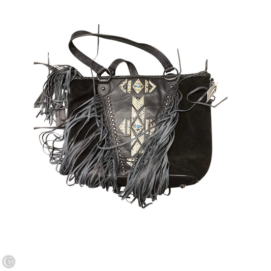 Handbag Leather By Idyllwind, Size: Medium