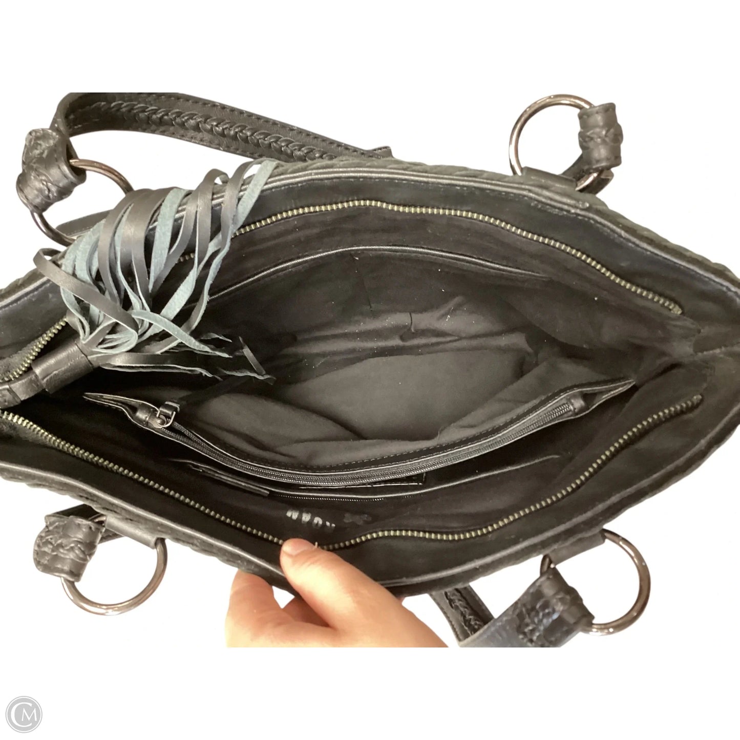Handbag Leather By Idyllwind, Size: Medium