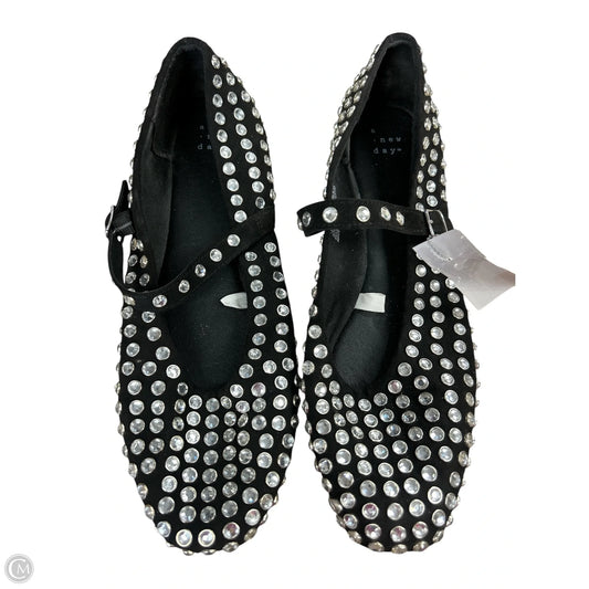 Shoes Flats By A New Day In Black, Size: 10