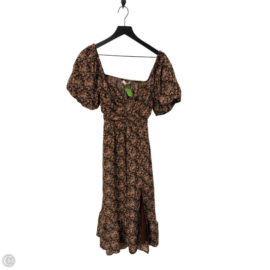 Dress Casual Midi By Altard State In Brown, Size: S