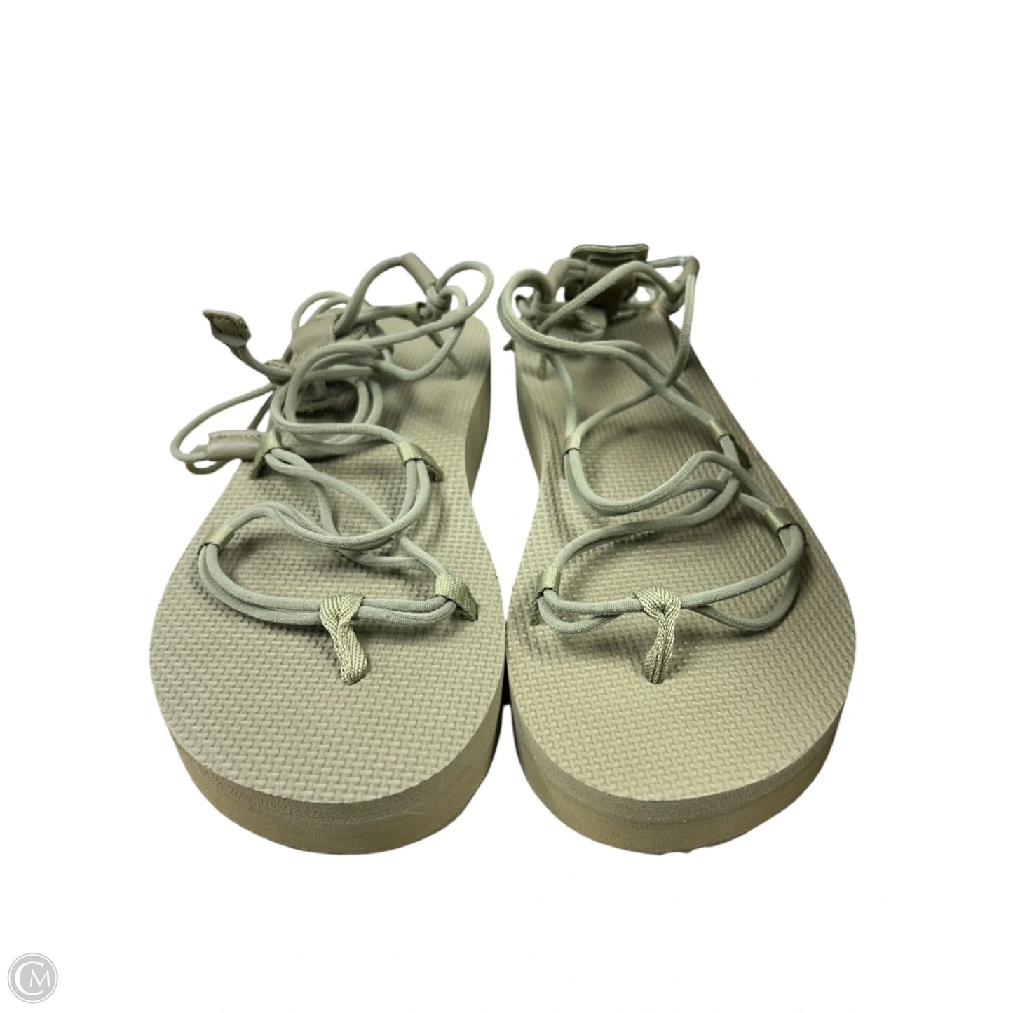 Sandals Flats By Teva In Green, Size: 10