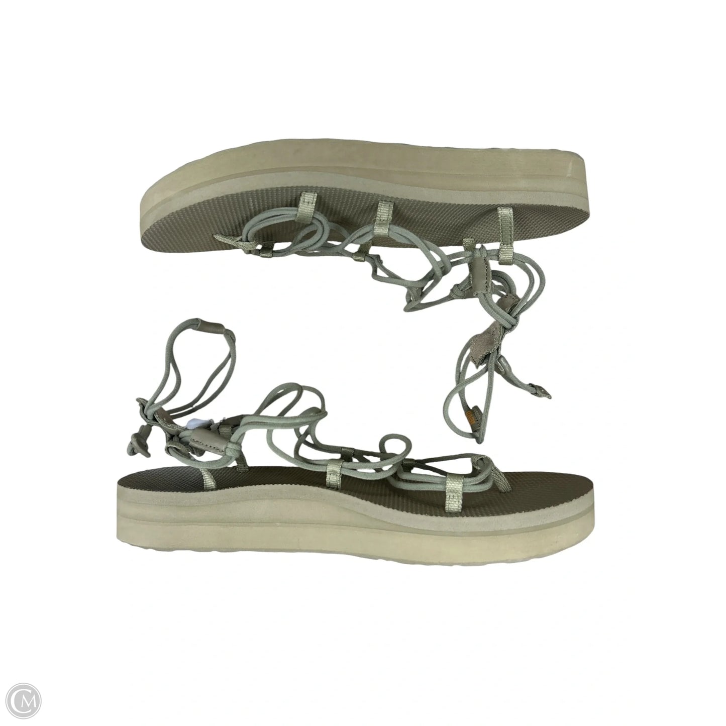 Sandals Flats By Teva In Green, Size: 10