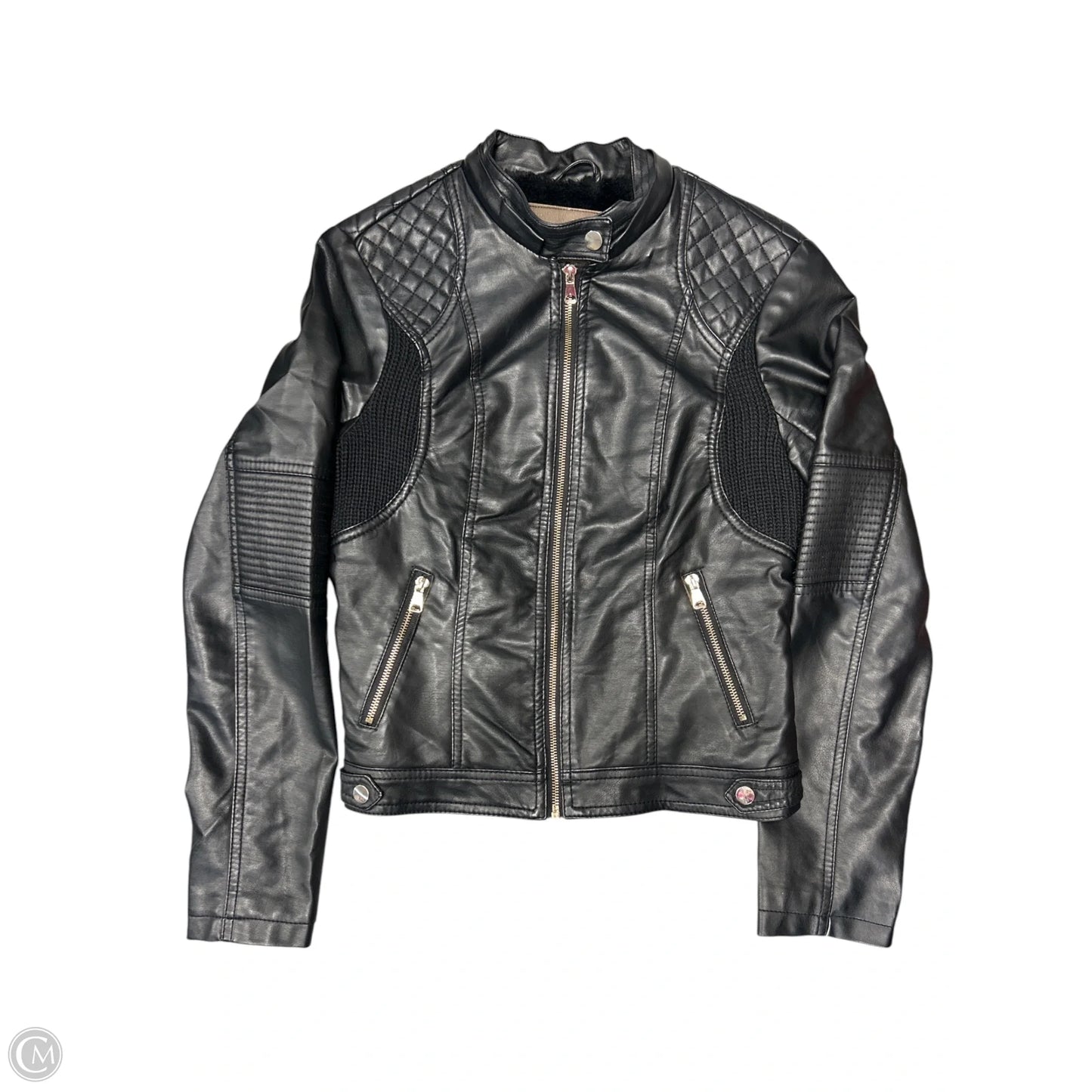 Jacket Moto By Ci Sono In Black, Size: S