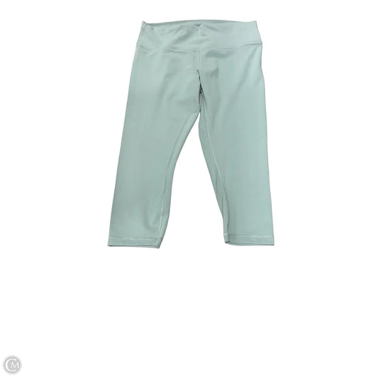 Athletic Leggings By Lululemon In Aqua, Size: 16