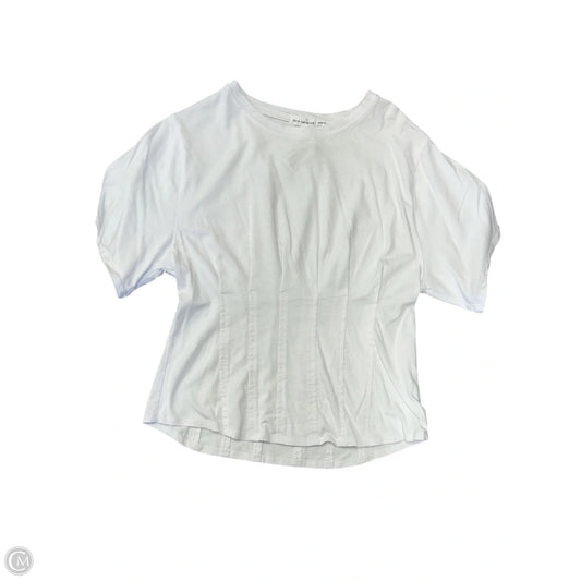 Top Short Sleeve By Good American In White, Size: 2