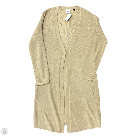 Sweater Cardigan By Cabi In Tan, Size: Xs