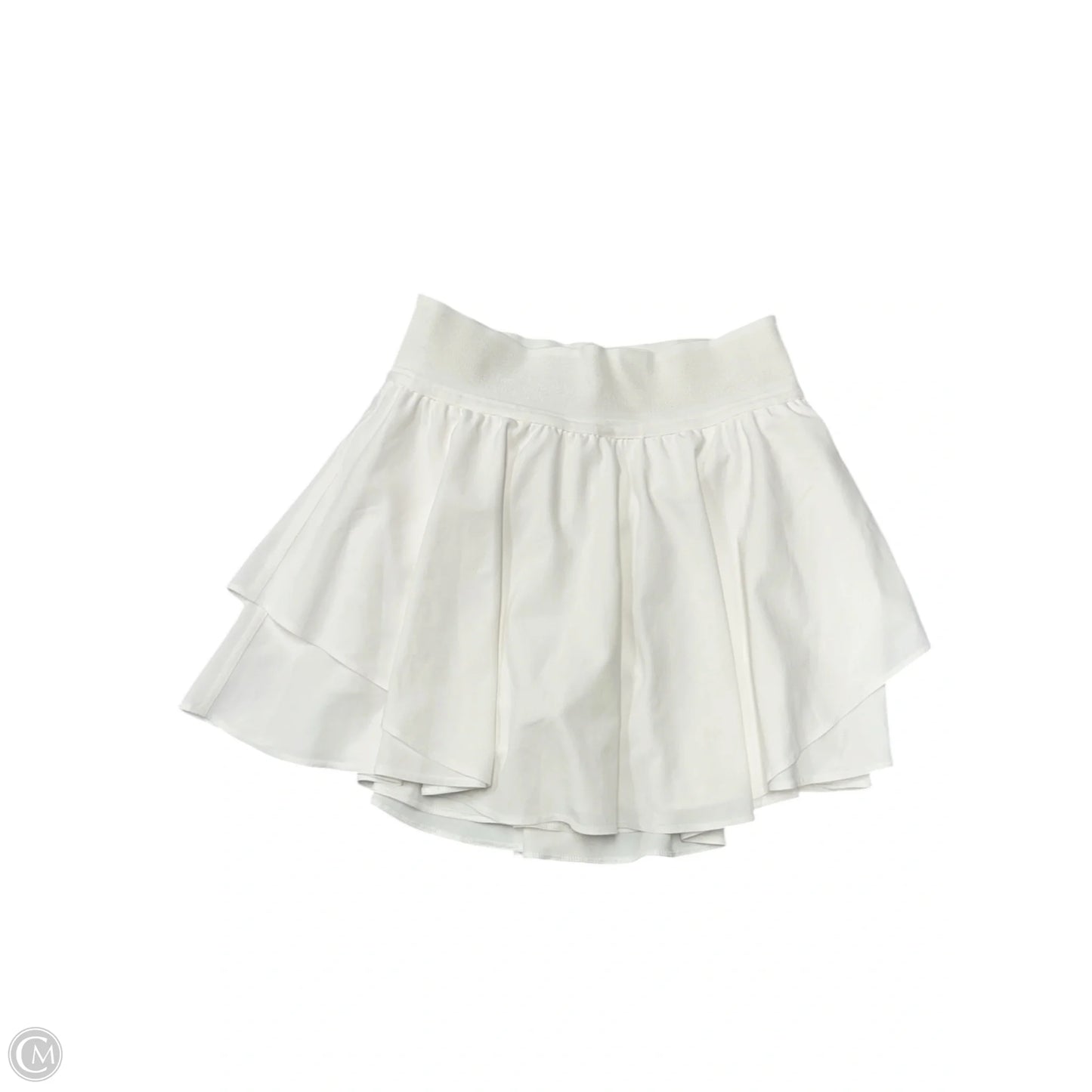 Athletic Skort By Lululemon In White, Size: 0