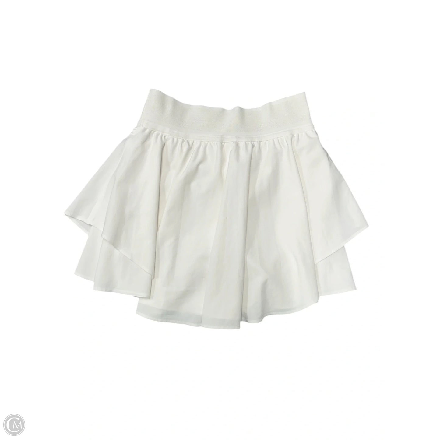 Athletic Skort By Lululemon In White, Size: 0