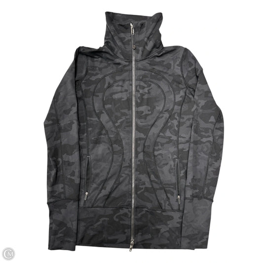 Athletic Jacket By Lululemon In Camouflage Print, Size: 6