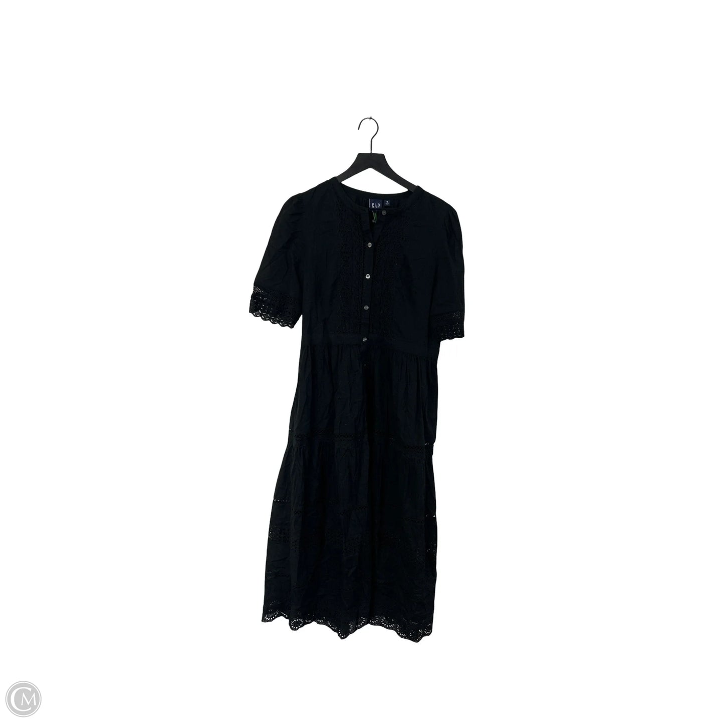 Dress Casual Maxi By Gap In Black, Size: M