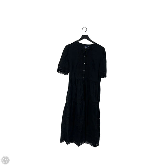Dress Casual Maxi By Gap In Black, Size: M