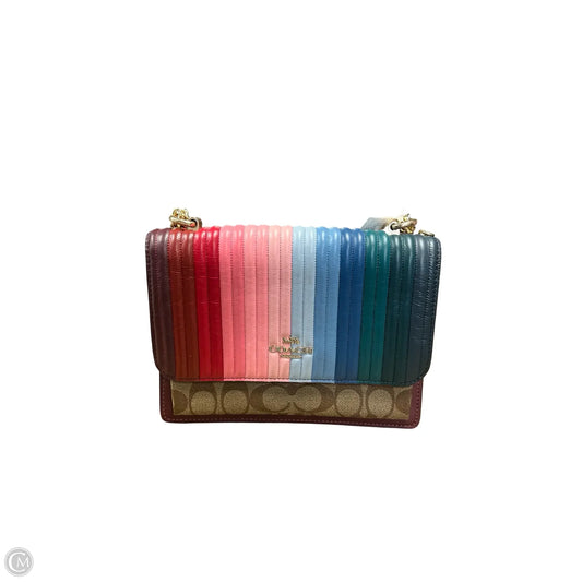 Crossbody Designer By Coach, Size: Small